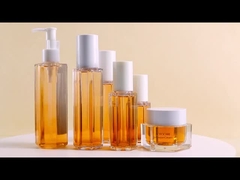 高級100ml 120ml 200ml コスメティックパッケージング プラスチックのヘクサゴンローションボトル 身体霧スプレーポンプ