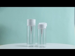 PET 化粧品ボトル 100ml 120ml 400ml メイクオフ ボトル 丸い平面トップ