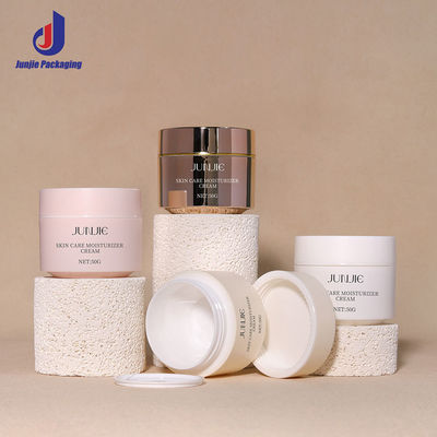 丸いPPプラスチック容器 50g スクリュートップ付きカスタム製の化粧品容器