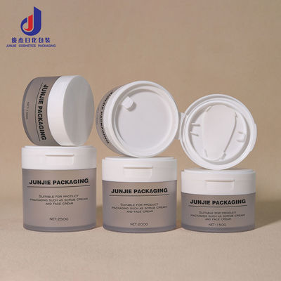 空眼マスク ボトル クランプ付き エコフレンドリー 120ml 150g 250g 丸型 クランプシェル トーナー 綿パッド容器 化粧品 プラスチック容器