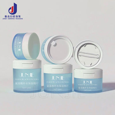 詰め替え可能なPETフリップトップ化粧品容器、スキンケアクリームジャー用、150g、200g、250gサイズ