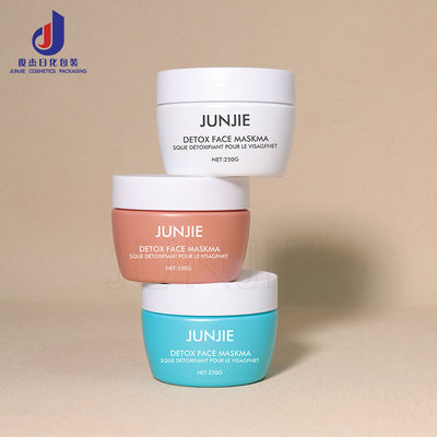 高級200g クリーム 包装器 螺旋蓋付き 大容量 身体スクラブ リサイクルのための化粧品 プラスチックボトル